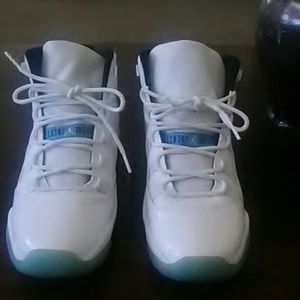 Basketball sneakers.